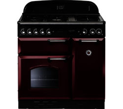 RANGEMASTER  Classic 90 Gas Range Cooker - Cranberry & Chrome